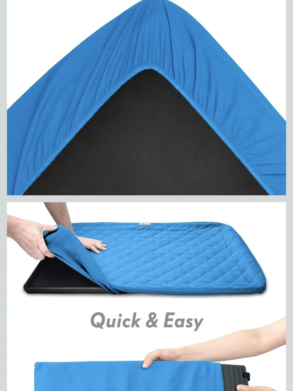 Critter Nation Blue Quilted Cage Liners for Small Pets